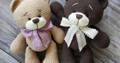 Amigurumi crochet bear